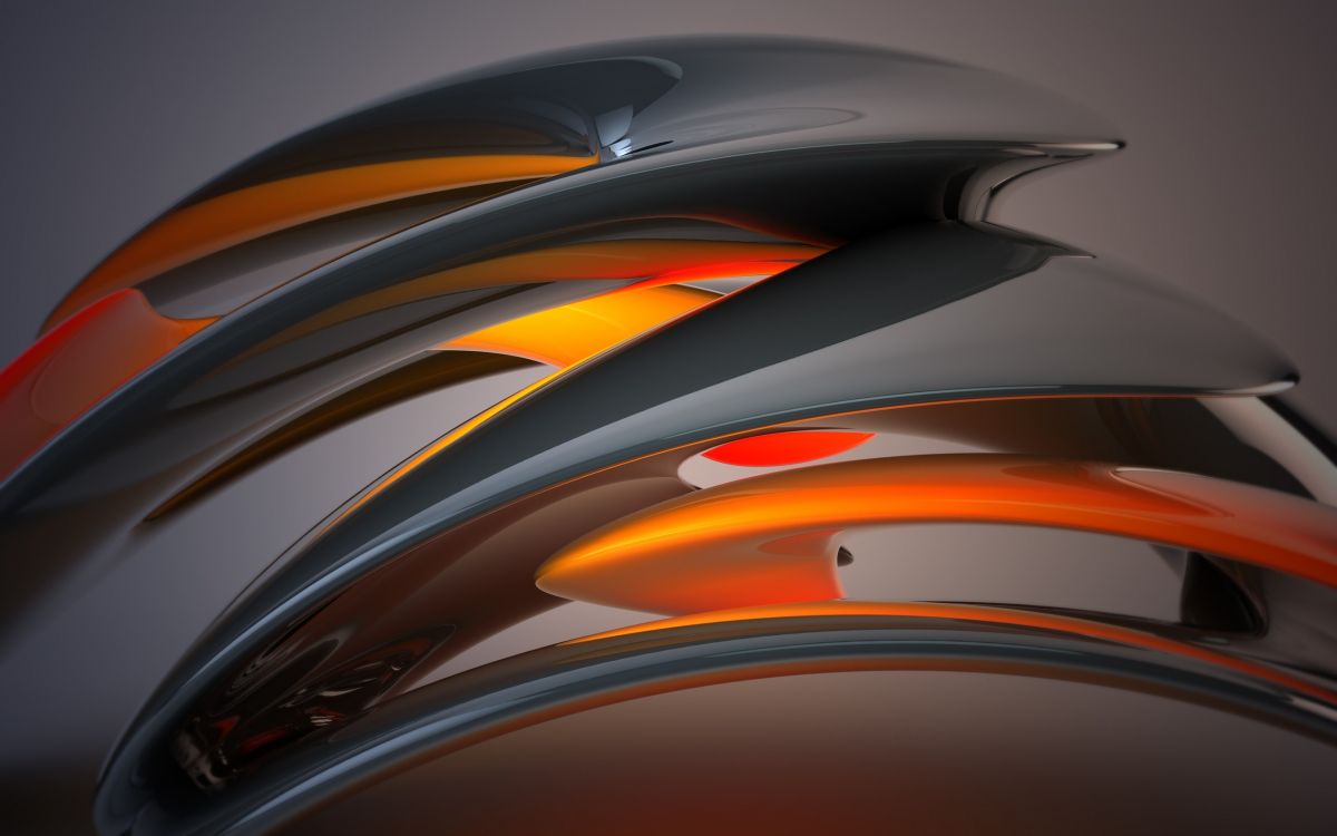 Pintura Abstracta Naranja y Negra. Wallpaper in 2560x1600 Resolution