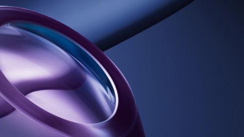 Image blue and purple light fixture