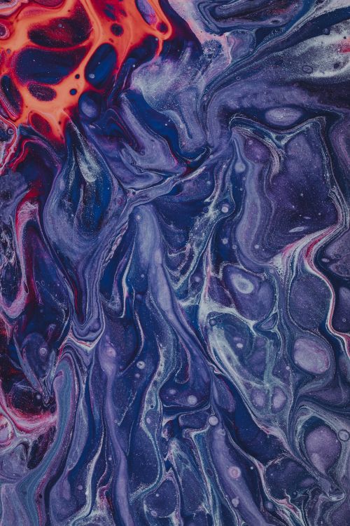 Schwarze Und Rote Abstrakte Malerei. Wallpaper in 4000x6000 Resolution