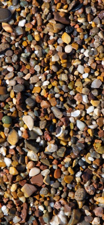 Kies, Kieselstein, Rock, Sand, Mischung. Wallpaper in 1080x2340 Resolution