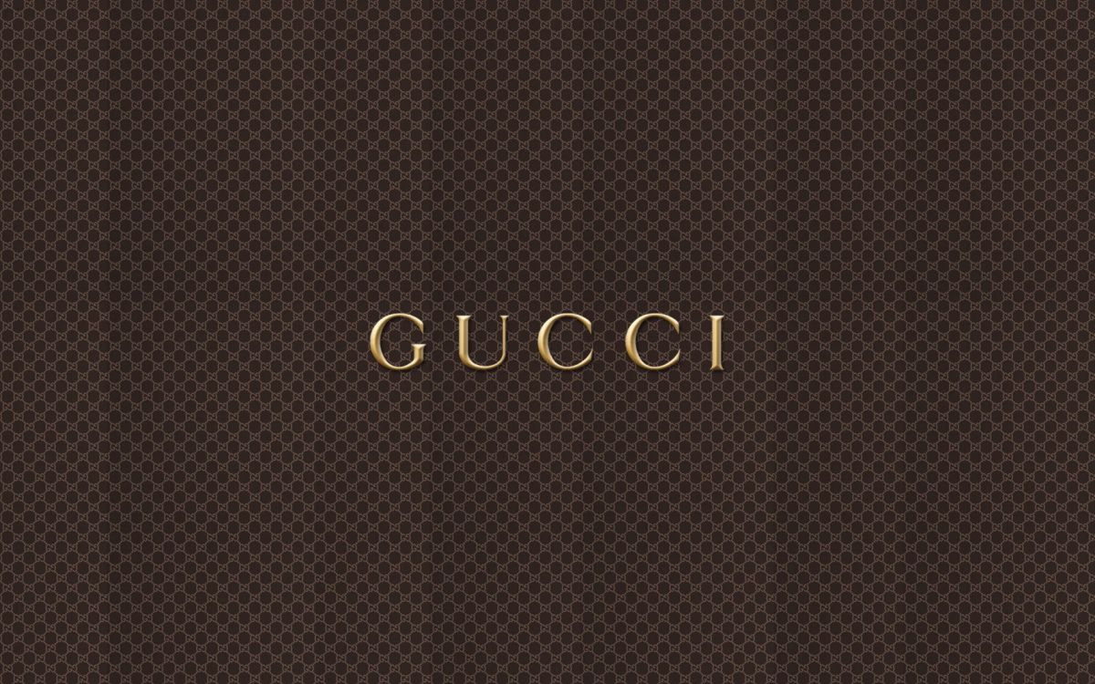 Gucci, Logo, Texte, Brown, Conception. Wallpaper in 1920x1200 Resolution