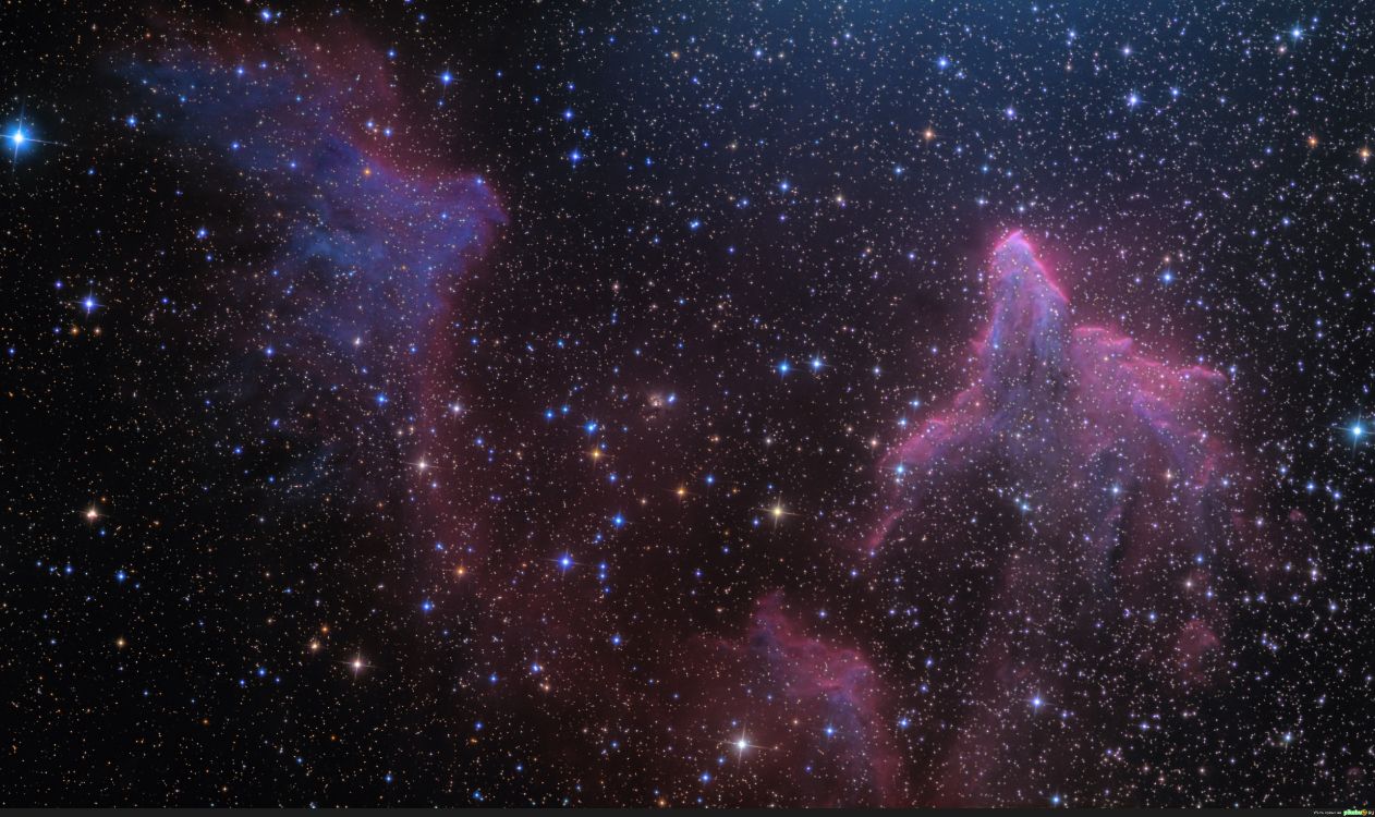 Ilustración de Galaxia Azul y Blanca. Wallpaper in 5000x2971 Resolution