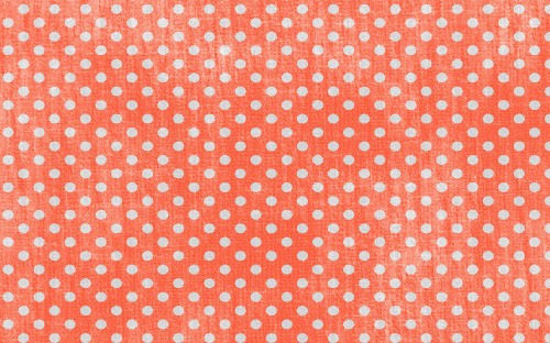 Image red and white polka dot textile