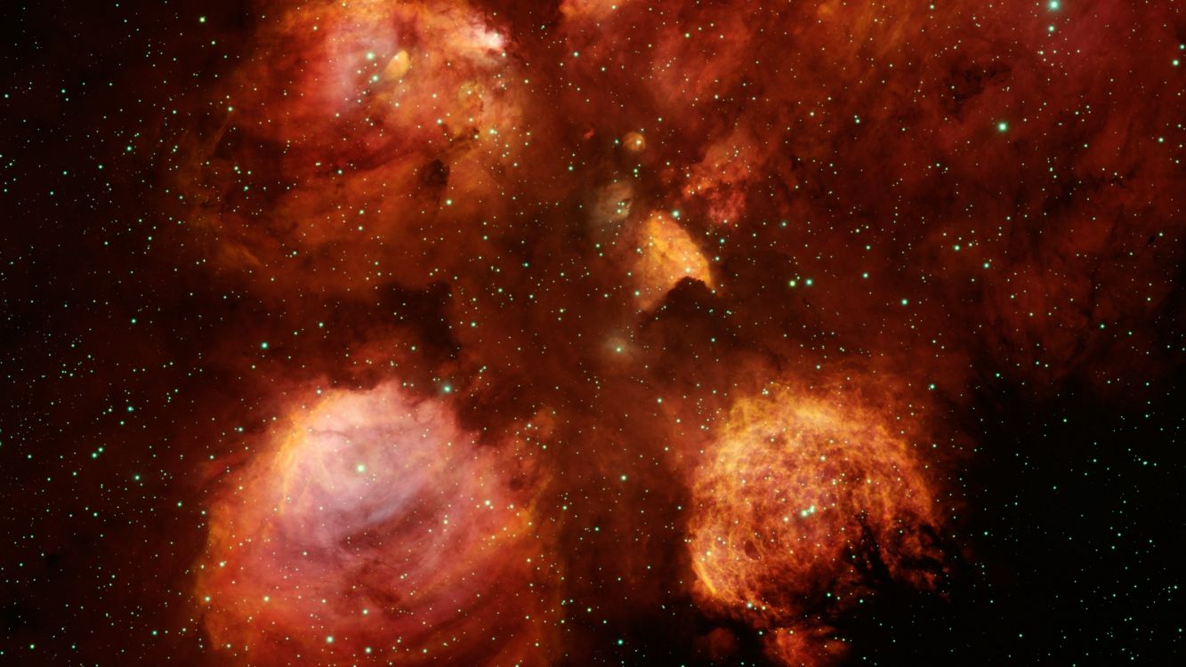 Illustration de la Galaxie Brune et Blanche. Wallpaper in 2400x1350 Resolution