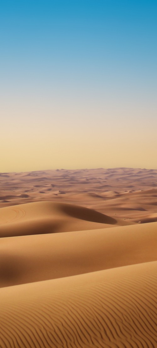 Image erg, singing sand, atmosphere, sunlight, dusk