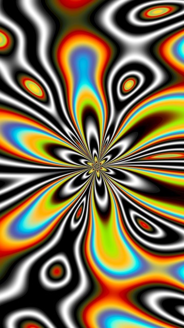 Image blue white and black textile