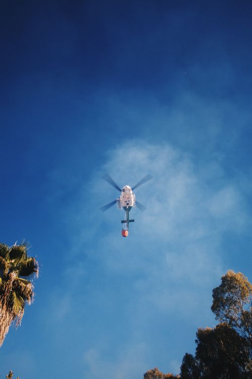 直升机, 旋翼飞机, 空中旅行, 气氛, Apple 壁纸 2730x4096 允许