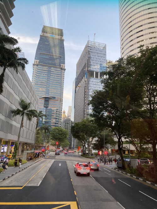 Image road, daytime, tower block, urban area, neighbourhood