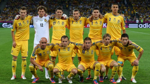 Image group of children in yellow soccer jersey