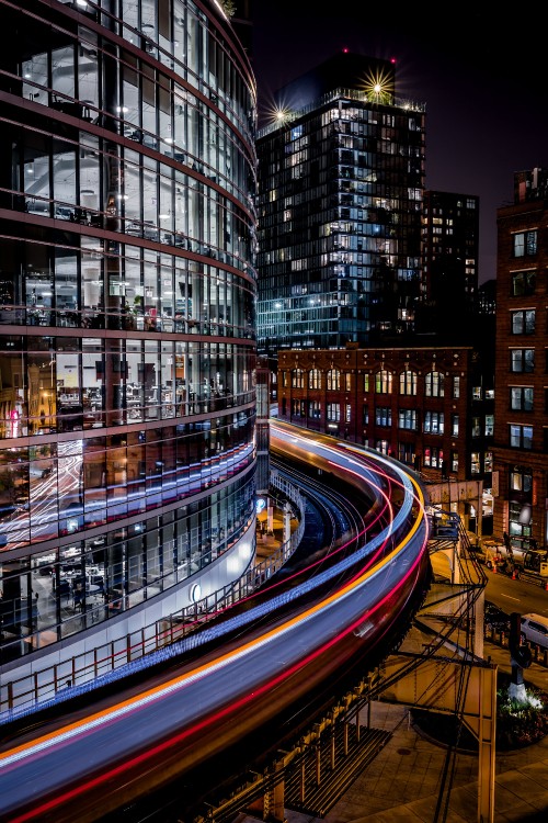 Image time lapse photography of city during night time