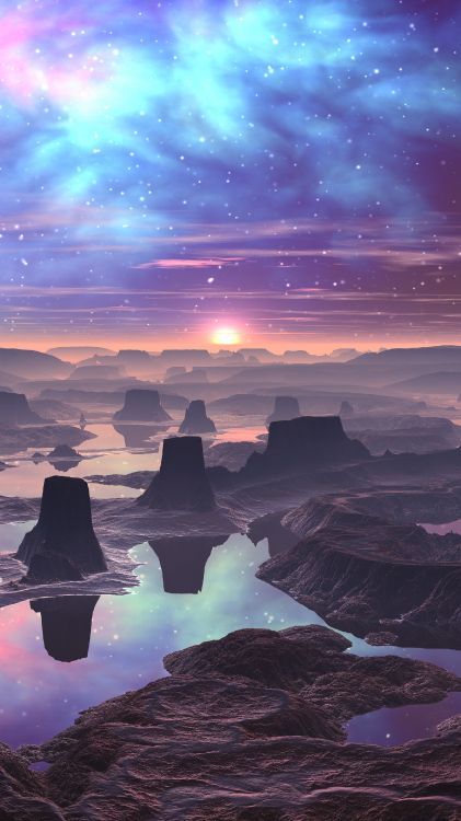 Nature, L'anime, Art, Atmosphère, L'écorégion. Wallpaper in 1620x2880 Resolution