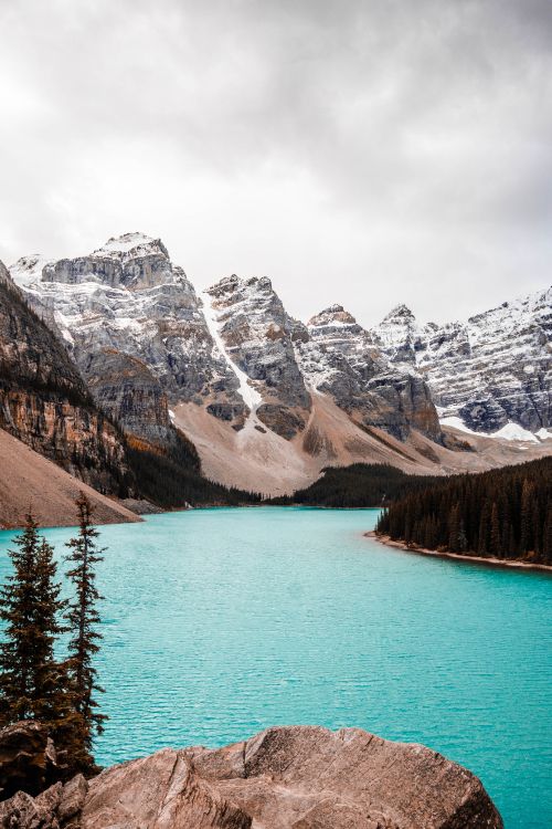 Moraine Lake, See, Lake Louise, Gletschersee, Natur. Wallpaper in 4119x6178 Resolution