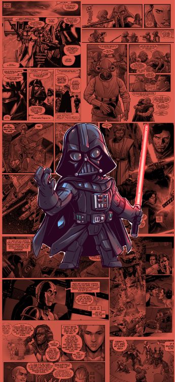 Star Wars, Jedi, Darth Vader, Apple, Fiction. Wallpaper in 1436x3113 Resolution