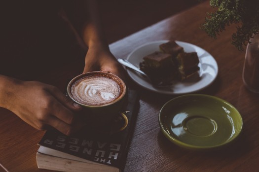 Wallpaper Person Holding Cup of Coffee, Background - Download Free Image