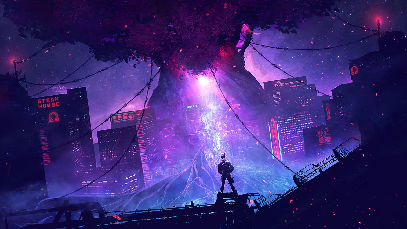 阶段, 艺术, 紫色的, 电力, 紫罗兰色 壁纸 3840x2160 允许