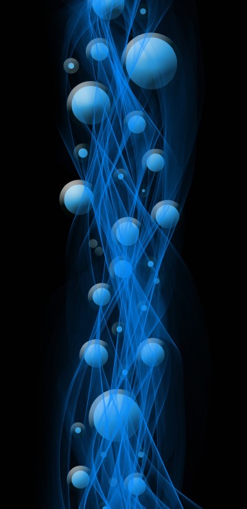 Image blue and white light digital wallpaper