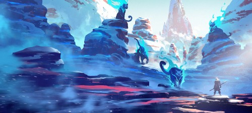 Image Duelyst, concept art, illustration, watercolor paint, art