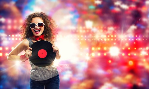 Image phonograph record, disco, fun, music artist, performance