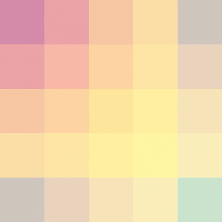 Rosa Gelbe Und Violette Farbe. Wallpaper in 2048x2048 Resolution
