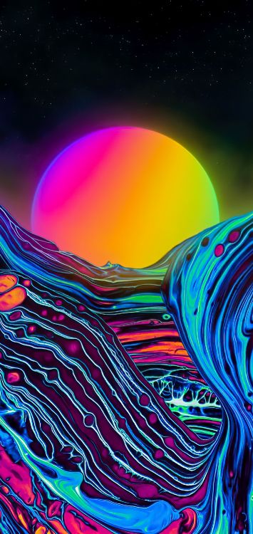 Art Fractal, Art, L'art Abstrait, L'art Numérique, Fractales. Wallpaper in 1422x3000 Resolution