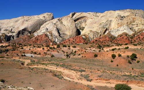 Image brown and gray rock formation