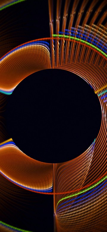 Image blue and white spiral light