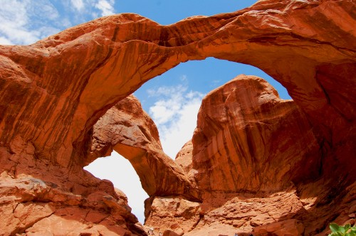 Image brown rock formation under blue sky during daytime