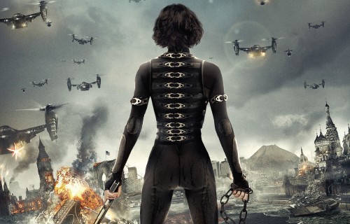 Image woman in black suit holding a stick with fire