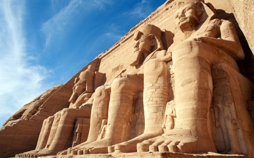 Image brown rock formation under blue sky during daytime