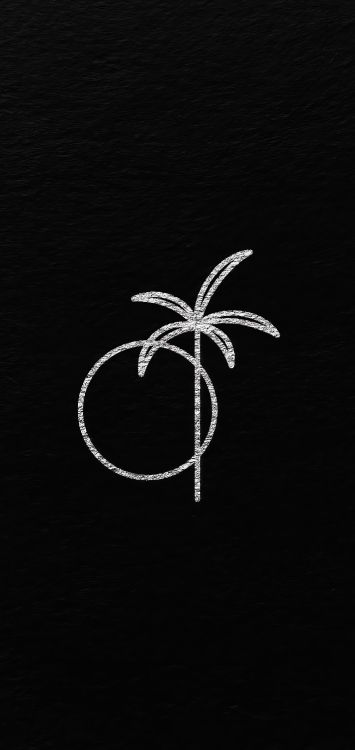 Noir et Blanc, Plante Terrestre, Cercle, Obscurité, Logo. Wallpaper in 1422x3000 Resolution