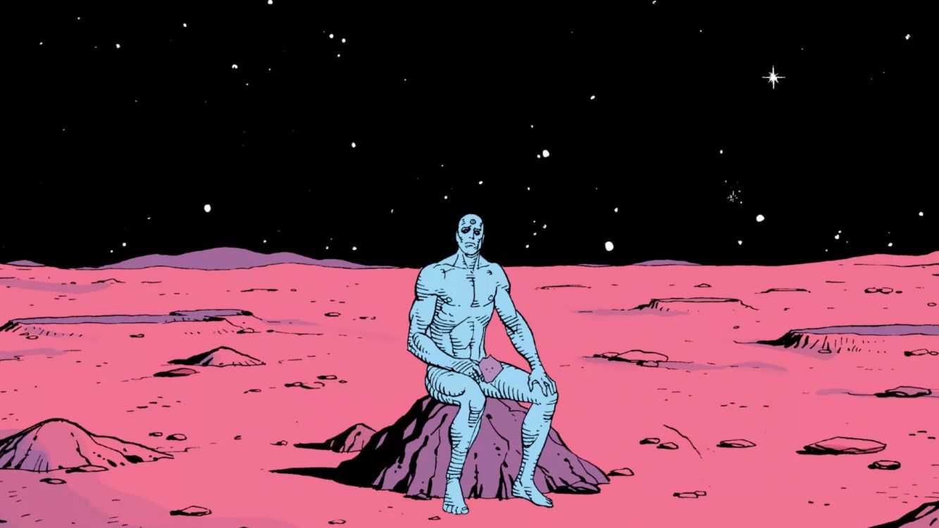 Wächter Dr. Manhattan Mars, Doktor Manhattan, Wächter 1986-5, Wächter 1986-1, Wächter Dr. Manhattan. Wallpaper in 1920x1080 Resolution