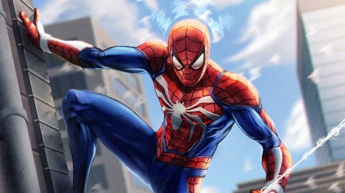 Image spider man 3 d illustration