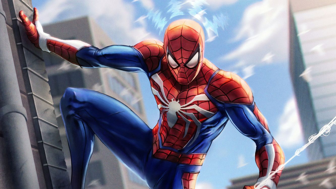 spider man 3 d illustration