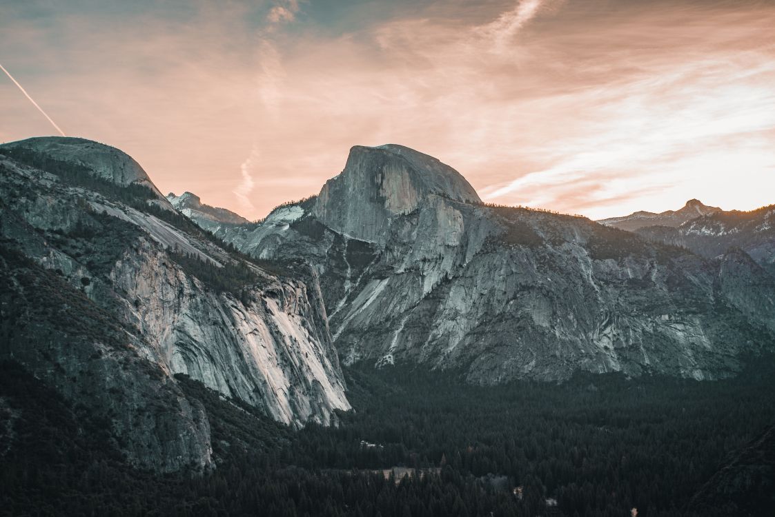 el Valle de Yosemite, La Mitad De La Cúpula, Glacier Point, el Parque Nacional De, Parque. Wallpaper in 5473x3654 Resolution