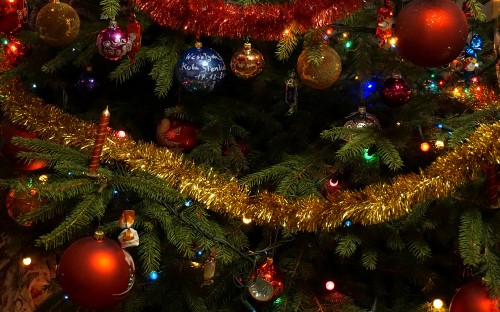 Image Christmas Day, christmas lights, christmas tree, christmas decoration, artificial christmas tree