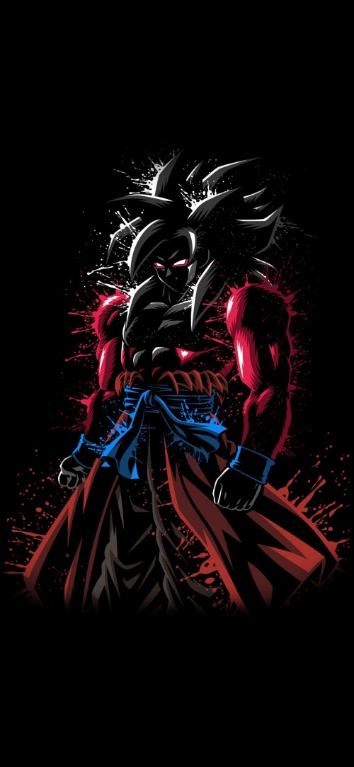 Image darkness, art, Gohan, vegeta, goku