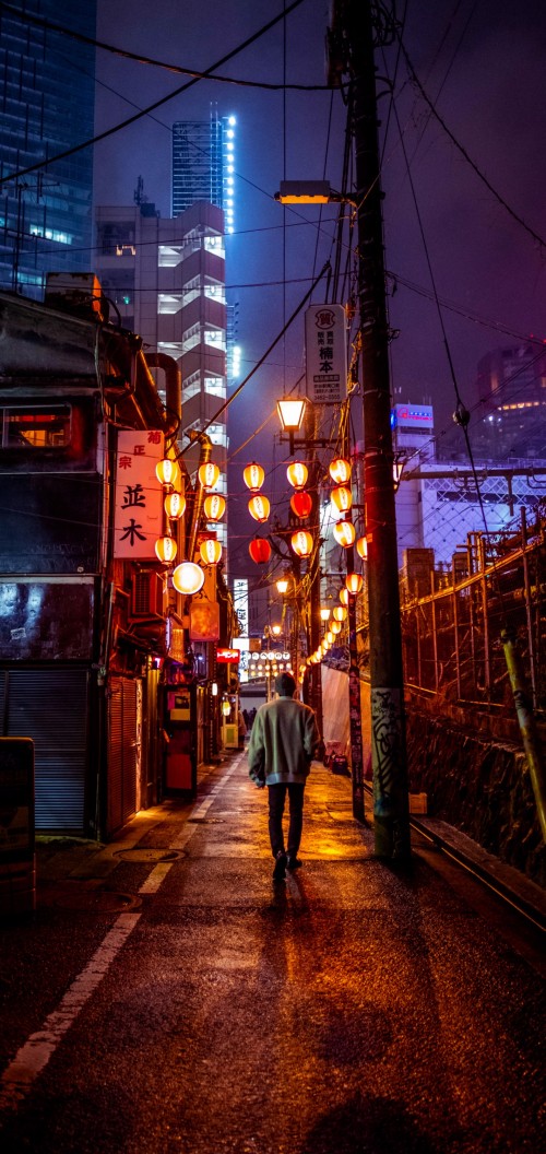 Image aiwolv ishioe, building, infrastructure, orange, road surface