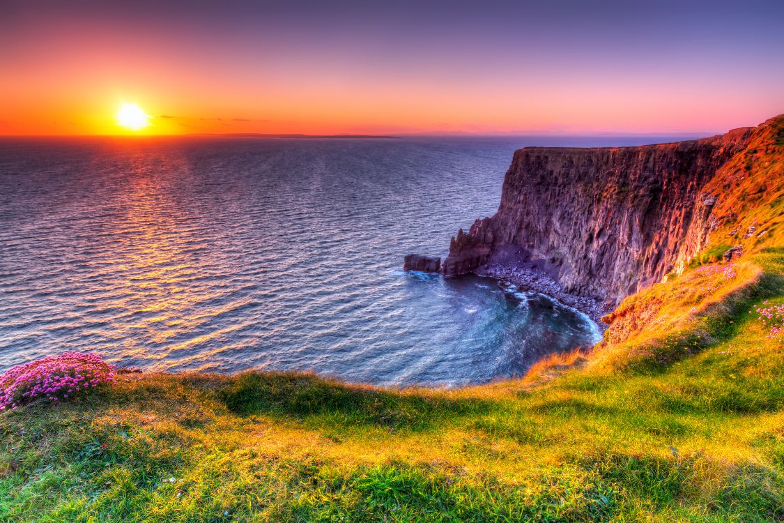 Chemin du Roi, Falaises de Moher, Voyage, Eau, Paysage Naturel. Wallpaper in 4500x3000 Resolution