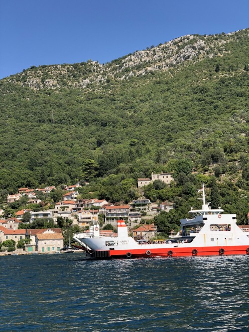 Image water transportation, water, mountainous landforms, watercraft, boat