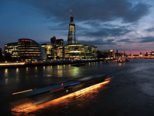 Image city skyline during night time