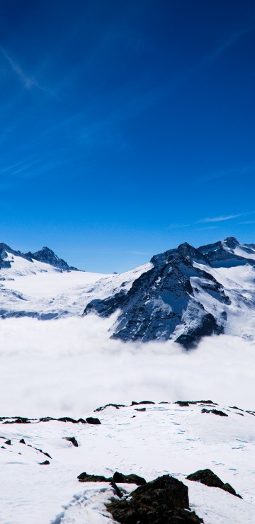 Image mountainous landforms, mountain, snow, mountain range, glacial landform