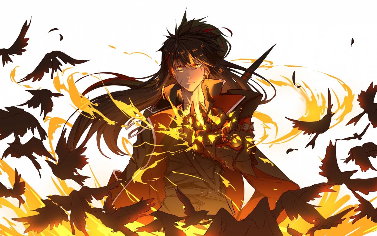 Personnage D'anime Masculin Aux Cheveux Noirs. Wallpaper in 2560x1600 Resolution