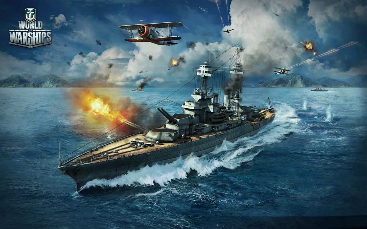 Welt Der Kriegsschiffe, World of Tanks, Kriegsschiff, Massively-multiplayer-online-Spiel, Schlachtschiff. Wallpaper in 1920x1200 Resolution