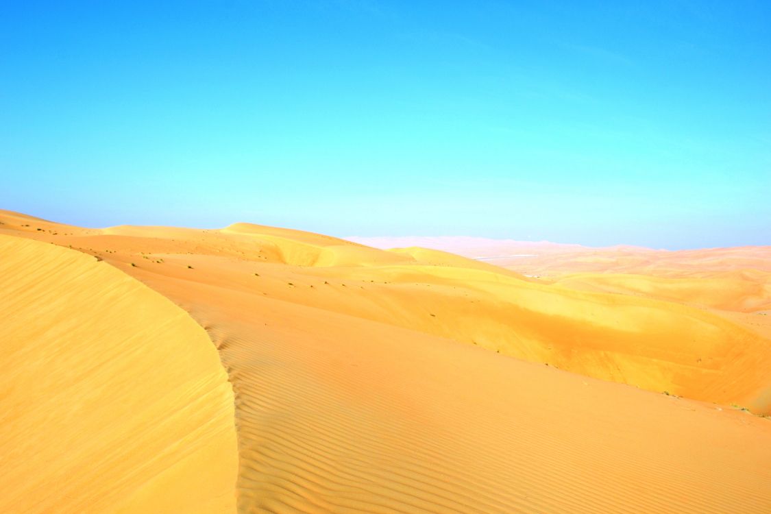 brown sand under blue sky during daytime