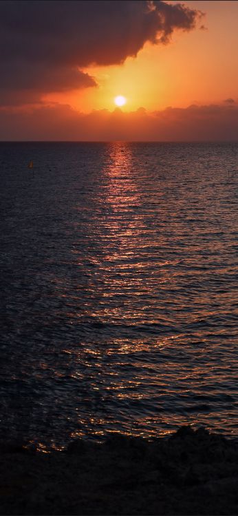 Mer, Eau, Atmosphère, Les Ressources en Eau, Afterglow. Wallpaper in 1890x4096 Resolution