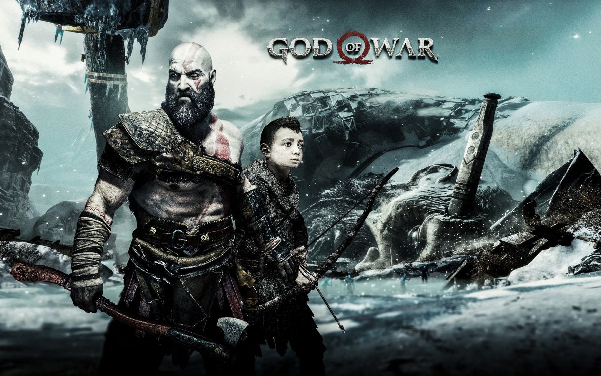 Gott Des Krieges, Kratos, Playstation 4, Pc-Spiel, Movie. Wallpaper in 3840x2400 Resolution