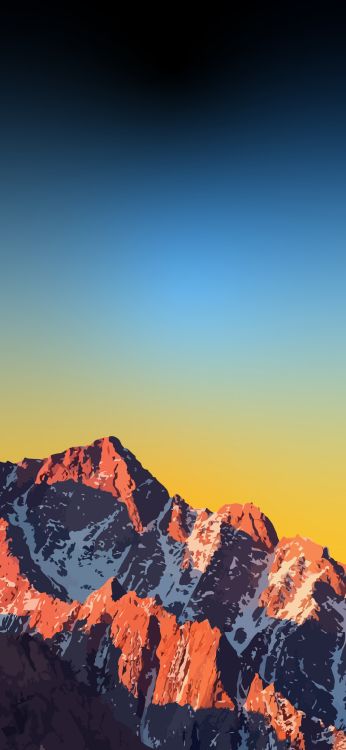Mac os Sierra, Macbook, Betriebssystem, Safari, Naturlandschaft. Wallpaper in 1080x2340 Resolution