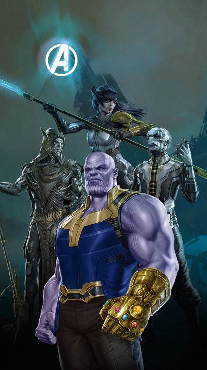 Marvel, Avengers Infinity-Krieg, Thanos, Avengers, Held. Wallpaper in 1080x1920 Resolution