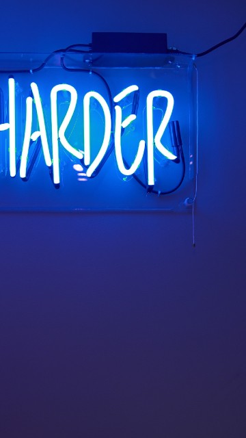 Image light, neon sign, electric blue, macbook air, Tumblr