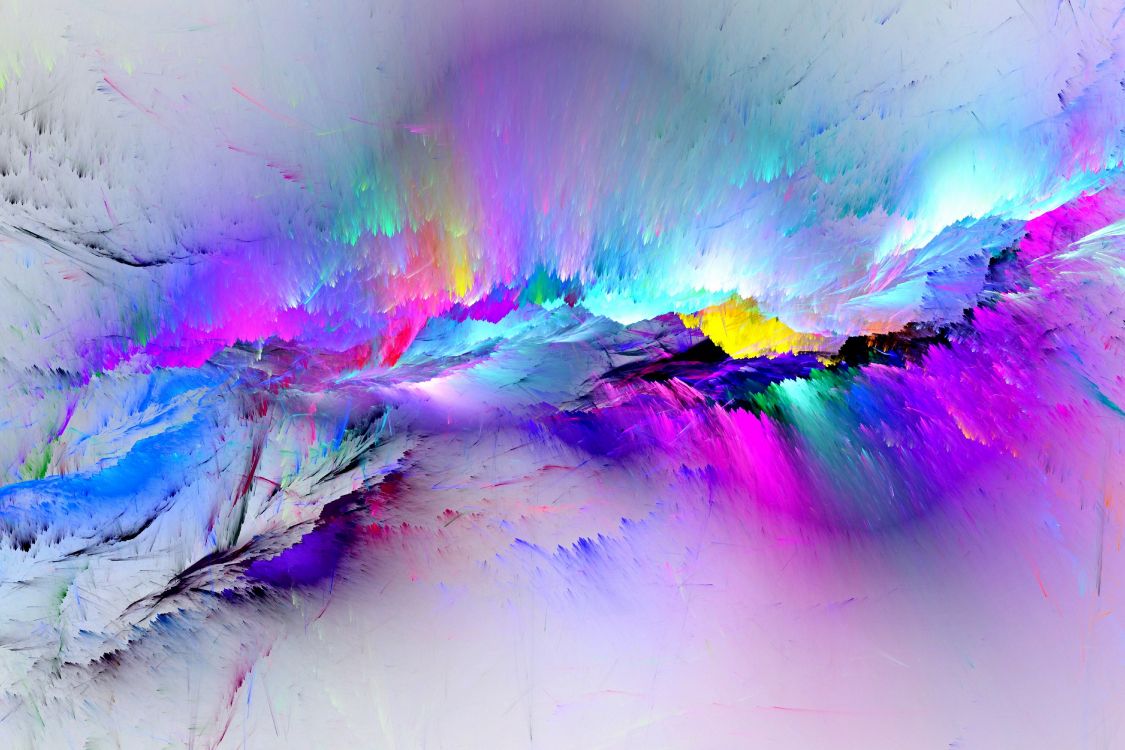 Abstract Art, Color, Azure, Paint, Purple. Wallpaper in 6000x4000 Resolution